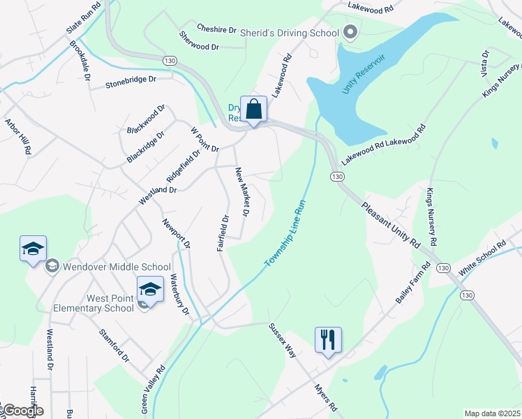map of restaurants, bars, coffee shops, grocery stores, and more near 522 New Haven Drive in Greensburg