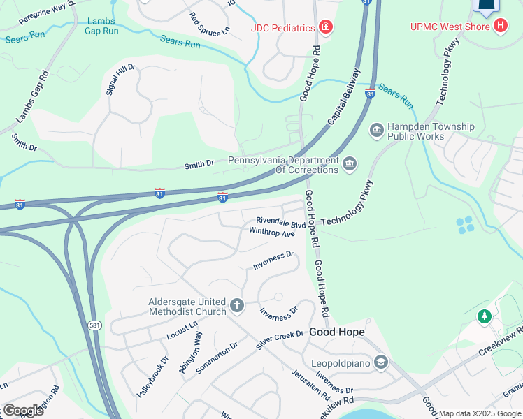 map of restaurants, bars, coffee shops, grocery stores, and more near 5190 Mendenhall Drive in Cumberland County