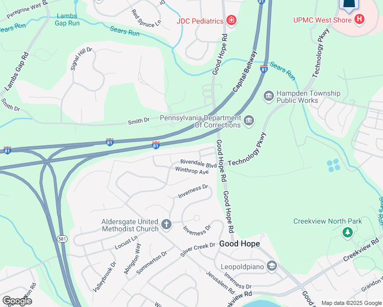 map of restaurants, bars, coffee shops, grocery stores, and more near 5190 Mendenhall Drive in Cumberland County