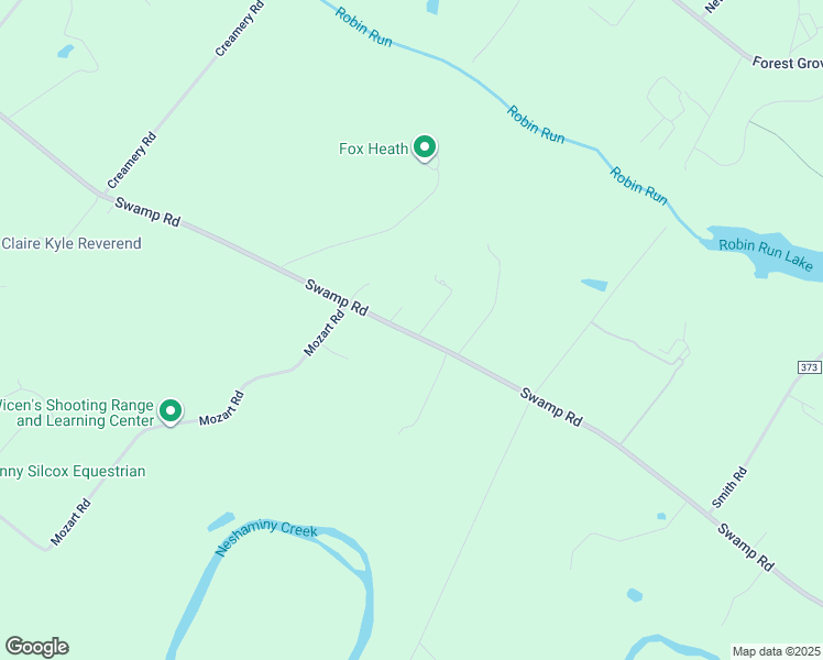 map of restaurants, bars, coffee shops, grocery stores, and more near 1251 Swamp Road in Furlong