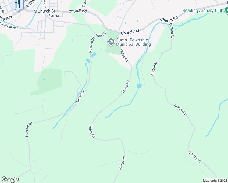 map of restaurants, bars, coffee shops, grocery stores, and more near 1991 Welsh Road in Mohnton