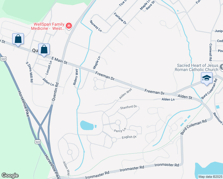 map of restaurants, bars, coffee shops, grocery stores, and more near 1019 Northgate Drive in Lebanon