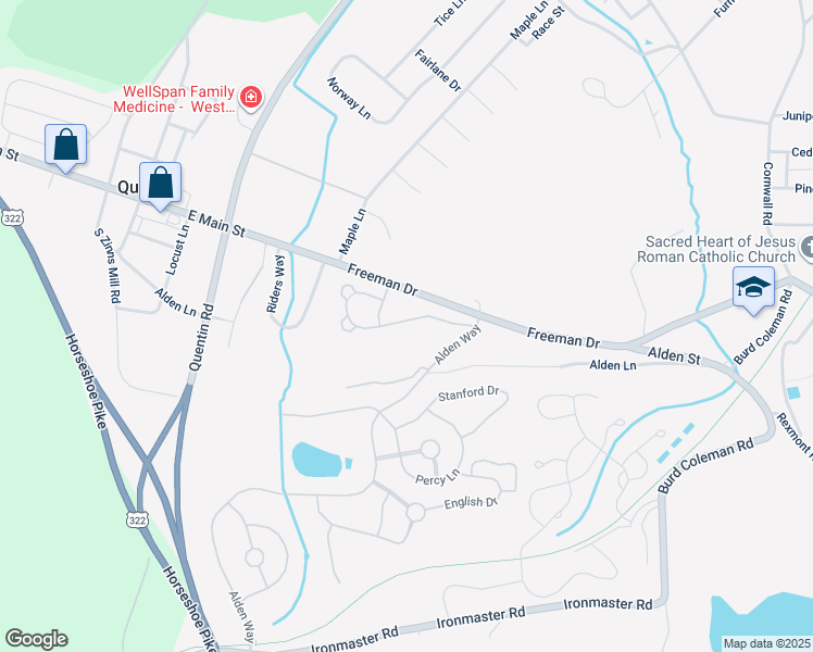 map of restaurants, bars, coffee shops, grocery stores, and more near 1019 Northgate Drive in Lebanon