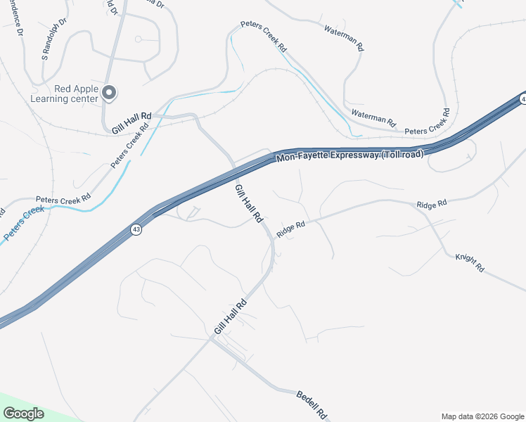 map of restaurants, bars, coffee shops, grocery stores, and more near 1771 Gill Hall Road in Finleyville