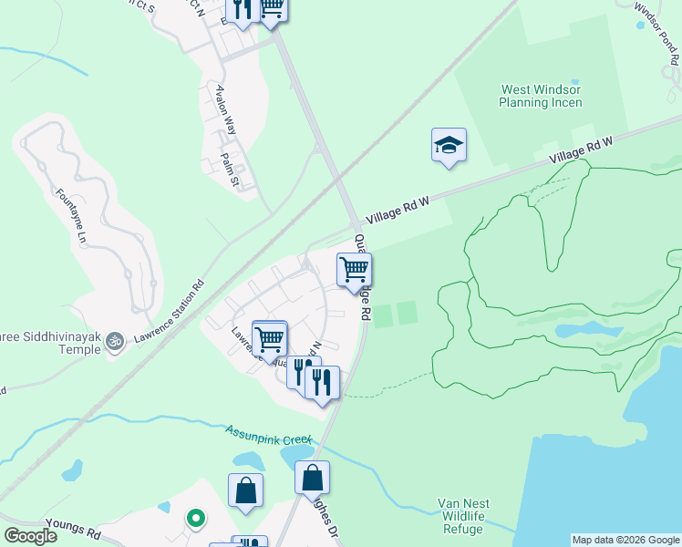 map of restaurants, bars, coffee shops, grocery stores, and more near 4054 Quakerbridge Road in Lawrence Township