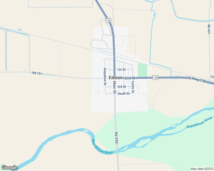 map of restaurants, bars, coffee shops, grocery stores, and more near 202 Arapahoe Street in Edison