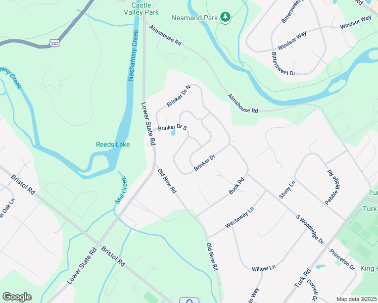 map of restaurants, bars, coffee shops, grocery stores, and more near 18 Woodstone Drive in Doylestown