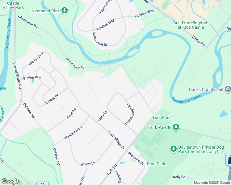 map of restaurants, bars, coffee shops, grocery stores, and more near 172 Shady Brook Circle in Warrington