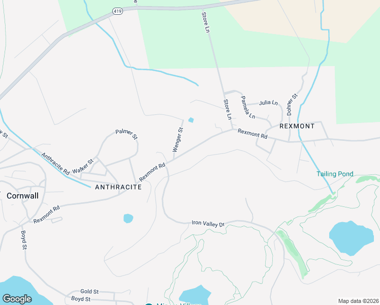 map of restaurants, bars, coffee shops, grocery stores, and more near 270 Rexmont Road in Lebanon