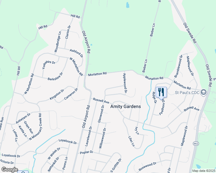 map of restaurants, bars, coffee shops, grocery stores, and more near 512 Glenwood Drive in Douglassville