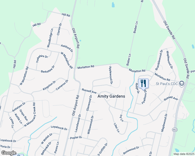 map of restaurants, bars, coffee shops, grocery stores, and more near 516 Glenwood Drive in Douglassville