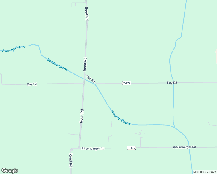 map of restaurants, bars, coffee shops, grocery stores, and more near 8595 Day Road in Versailles