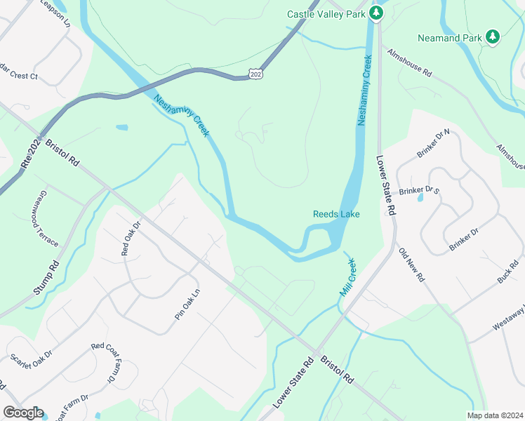 map of restaurants, bars, coffee shops, grocery stores, and more near 17 Quail Drive in Doylestown