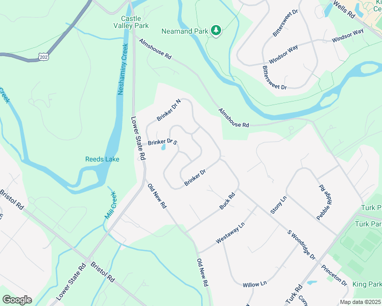 map of restaurants, bars, coffee shops, grocery stores, and more near 5 Claremont Drive in Doylestown