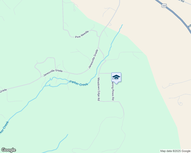 map of restaurants, bars, coffee shops, grocery stores, and more near Whispering Pines Road in Janesville