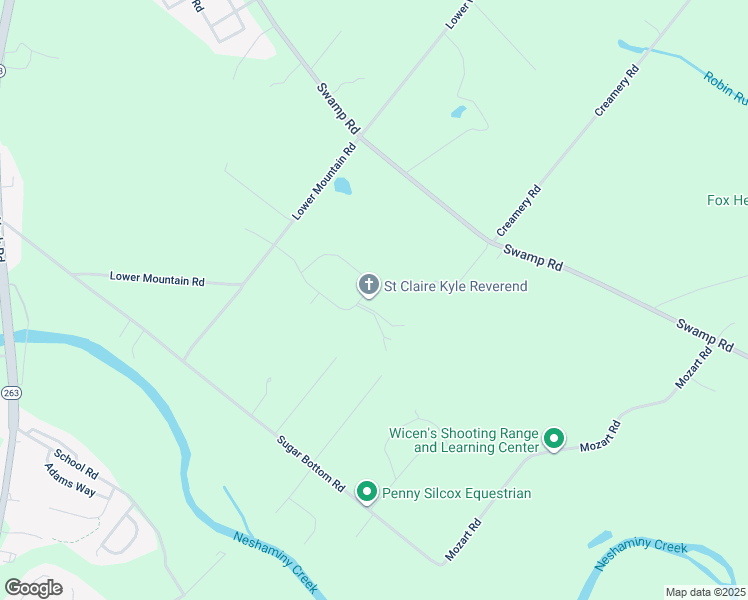 map of restaurants, bars, coffee shops, grocery stores, and more near 1650 Franklin Drive in Furlong