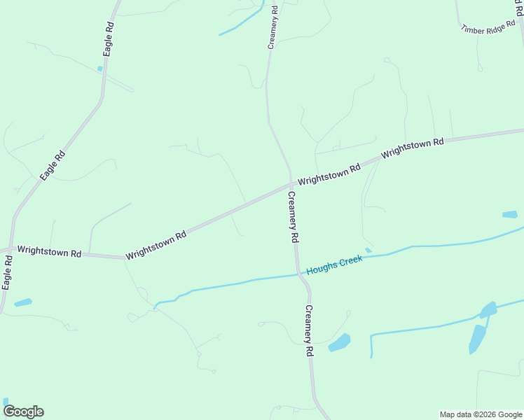 map of restaurants, bars, coffee shops, grocery stores, and more near 1599 Wrightstown Road in Newtown