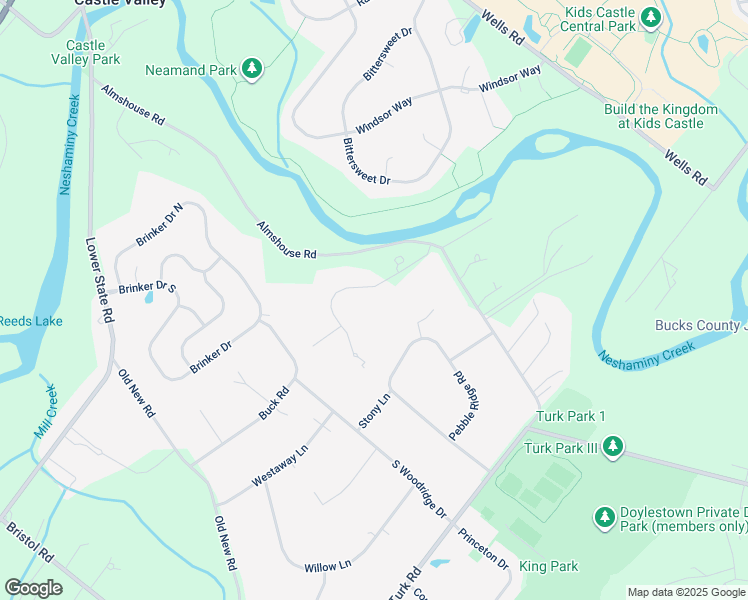 map of restaurants, bars, coffee shops, grocery stores, and more near 45 Militia Hill Road in Warrington
