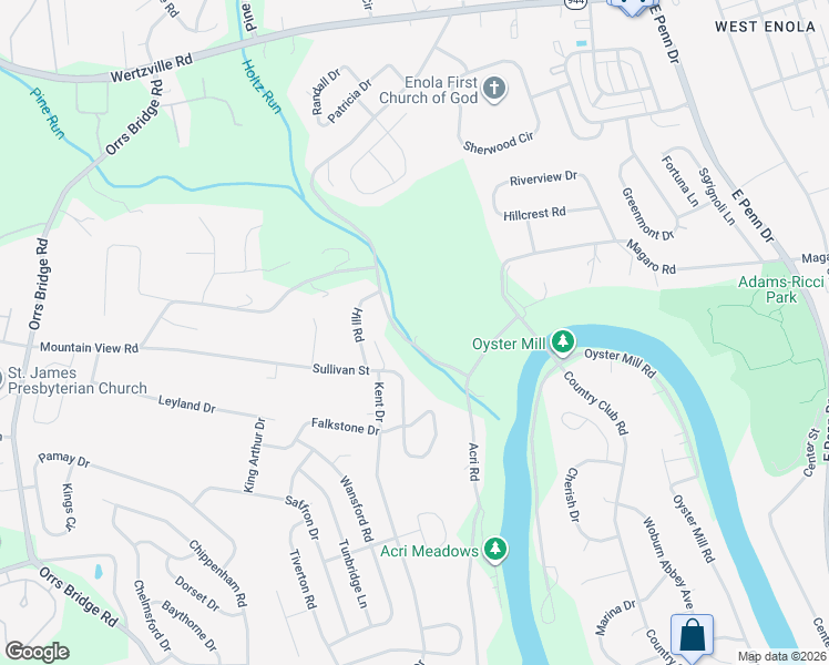 map of restaurants, bars, coffee shops, grocery stores, and more near 691 Magaro Road in Enola