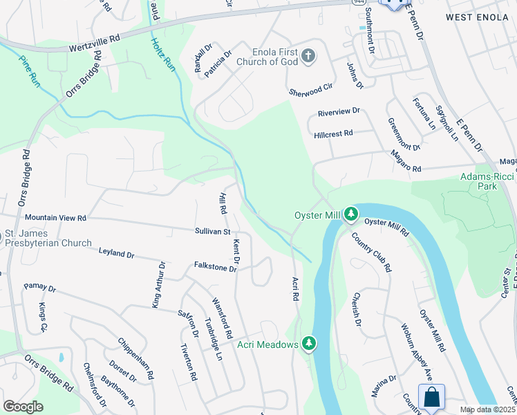 map of restaurants, bars, coffee shops, grocery stores, and more near 691 Magaro Road in Enola