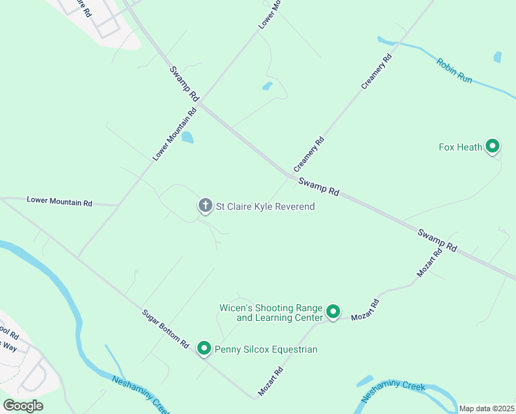 map of restaurants, bars, coffee shops, grocery stores, and more near 1606 Swamp Road in Furlong