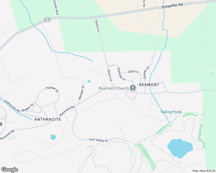 map of restaurants, bars, coffee shops, grocery stores, and more near 295b Rexmont Road in Lebanon