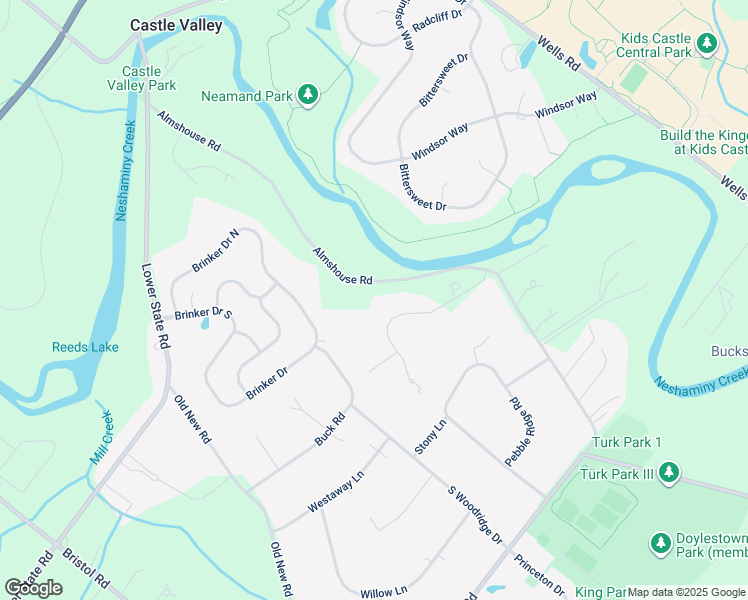 map of restaurants, bars, coffee shops, grocery stores, and more near 64 Militia Hill Road in Warrington