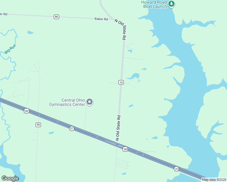 map of restaurants, bars, coffee shops, grocery stores, and more near 350 North Old State Road in Delaware