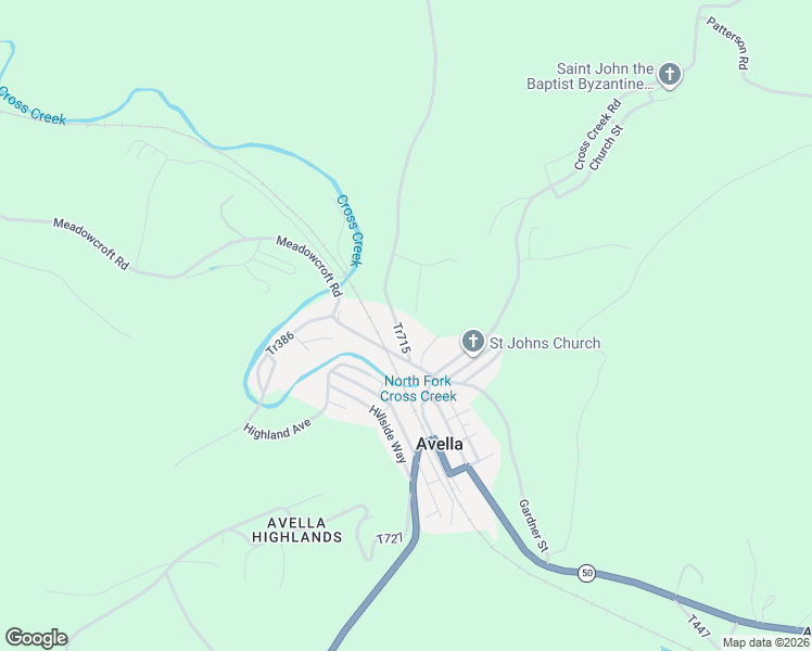 map of restaurants, bars, coffee shops, grocery stores, and more near 8 Campbell Drive in Avella
