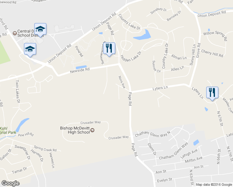 map of restaurants, bars, coffee shops, grocery stores, and more near 914 Clearview Avenue in Harrisburg