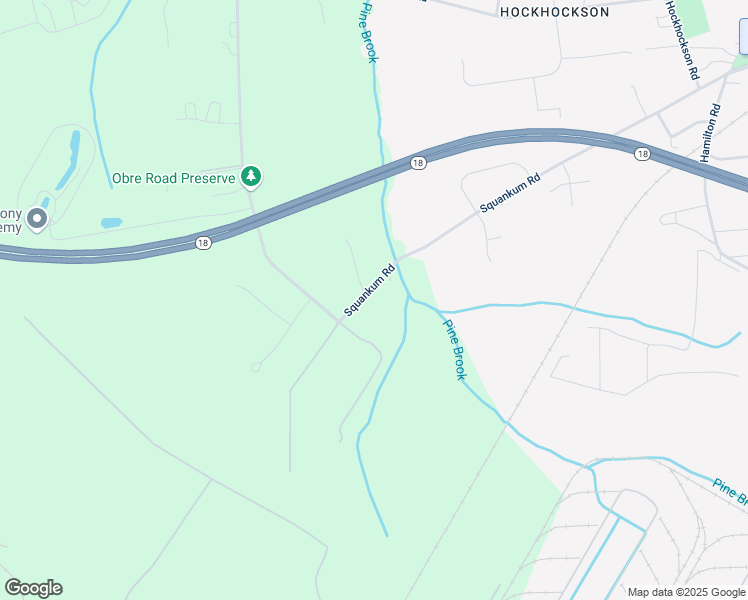 map of restaurants, bars, coffee shops, grocery stores, and more near 61 Squankum Road in Monmouth County