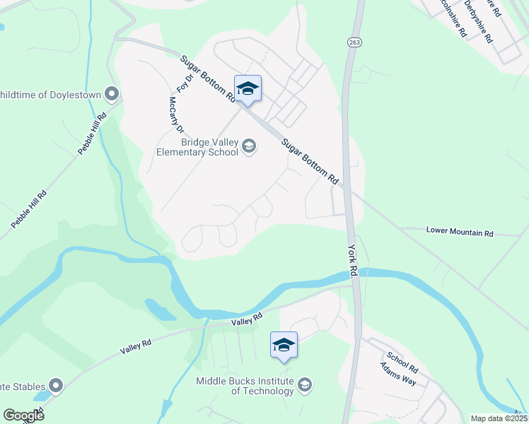 map of restaurants, bars, coffee shops, grocery stores, and more near 2117 Sugar Maple Lane in Furlong