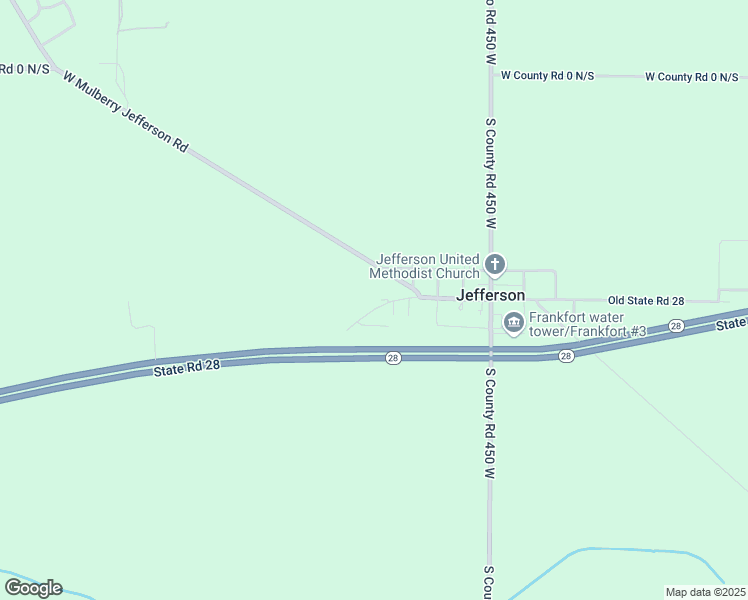 map of restaurants, bars, coffee shops, grocery stores, and more near 4722 State Road 28 in Frankfort