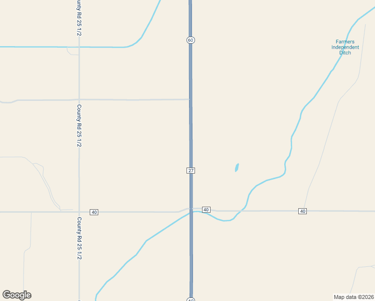 map of restaurants, bars, coffee shops, grocery stores, and more near 19247 Colorado 60 in Platteville