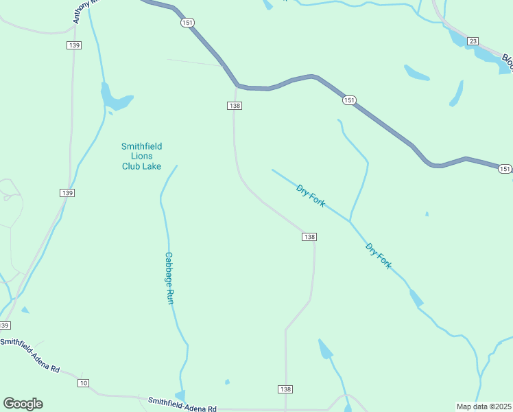 map of restaurants, bars, coffee shops, grocery stores, and more near 417 Township Highway 138 in Dillonvale