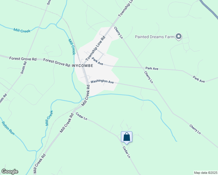 map of restaurants, bars, coffee shops, grocery stores, and more near 1066 Washington Avenue in Newtown