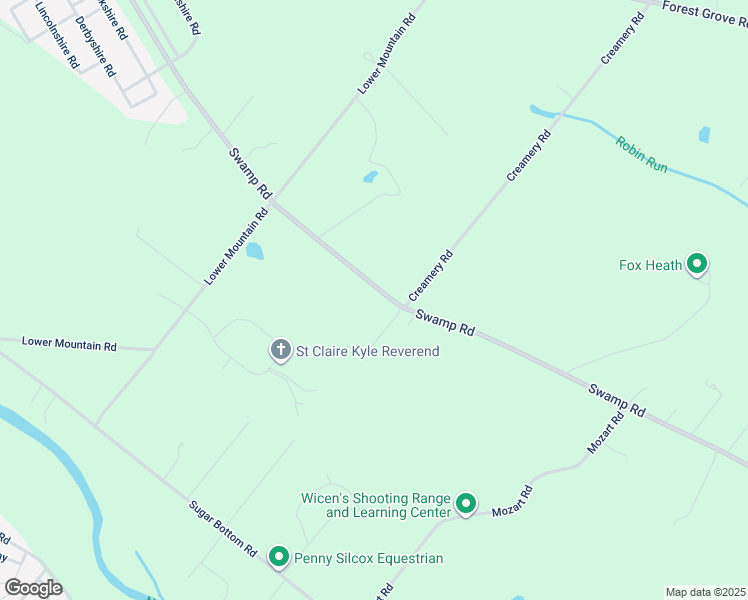map of restaurants, bars, coffee shops, grocery stores, and more near 1580 Swamp Road in Furlong