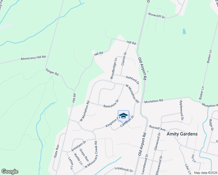 map of restaurants, bars, coffee shops, grocery stores, and more near 121 Yorkshire Drive in Douglassville