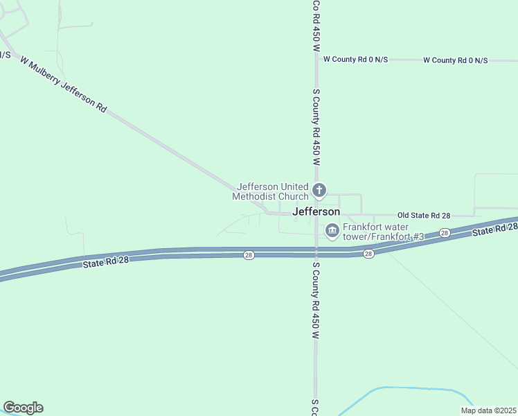 map of restaurants, bars, coffee shops, grocery stores, and more near 4672 West Mulberry Jefferson Road in Frankfort
