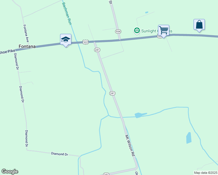 map of restaurants, bars, coffee shops, grocery stores, and more near 159 Mount Wilson Road in Lebanon