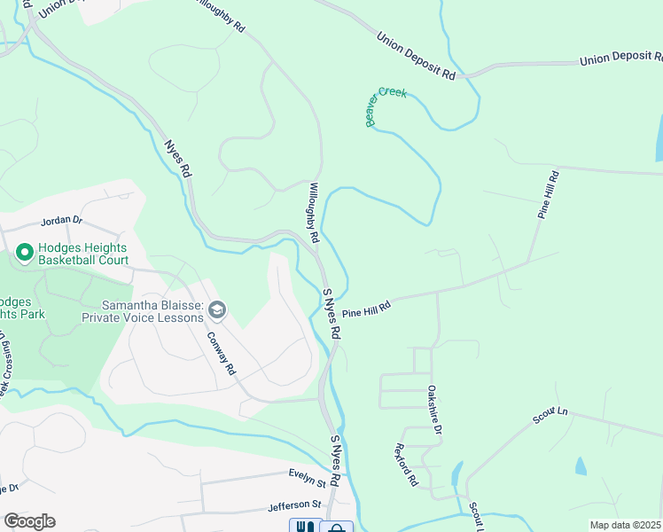 map of restaurants, bars, coffee shops, grocery stores, and more near 867 S Nyes Rd in Hummelstown