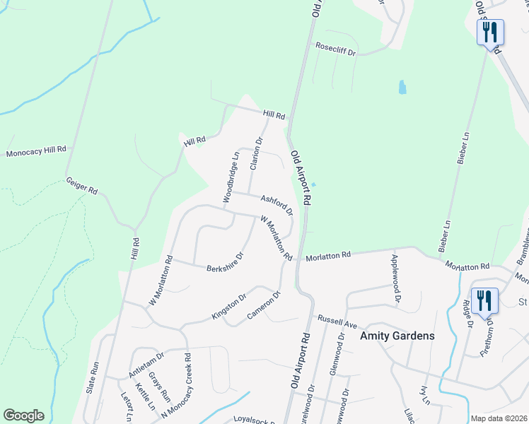 map of restaurants, bars, coffee shops, grocery stores, and more near 229 Berkshire Drive in Douglassville