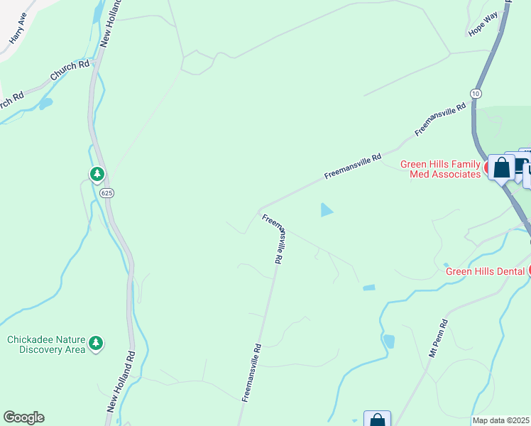 map of restaurants, bars, coffee shops, grocery stores, and more near 713 Freemansville Road in Reading