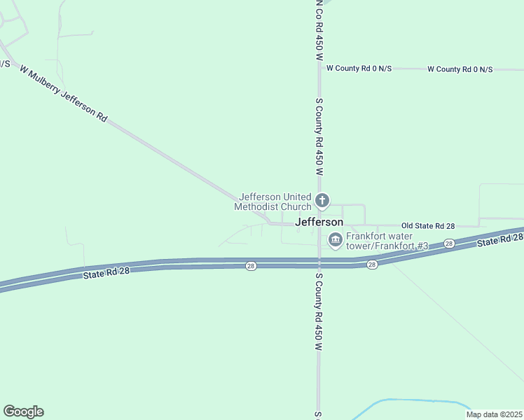 map of restaurants, bars, coffee shops, grocery stores, and more near 4672 West Mulberry Jefferson Road in Frankfort