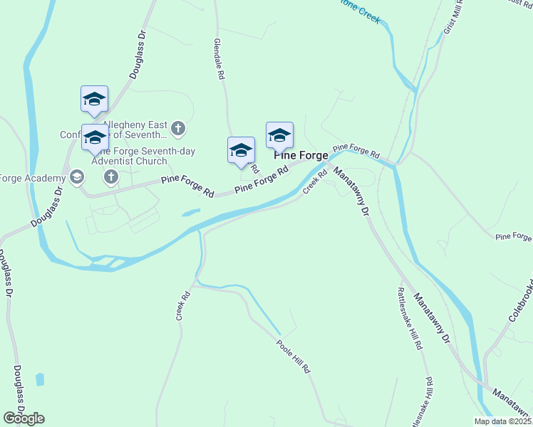 map of restaurants, bars, coffee shops, grocery stores, and more near 199 Creek Road in Boyertown