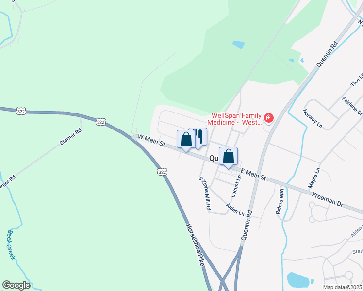 map of restaurants, bars, coffee shops, grocery stores, and more near 212 Scenic Ridge Boulevard in Lebanon