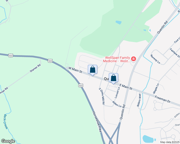 map of restaurants, bars, coffee shops, grocery stores, and more near 212 Scenic Ridge Boulevard in Lebanon