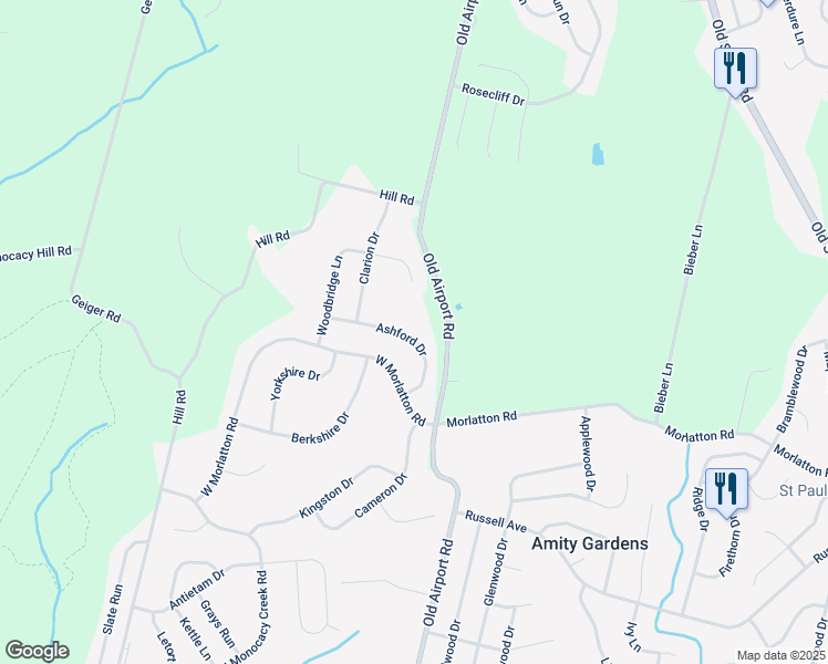 map of restaurants, bars, coffee shops, grocery stores, and more near 217 Ashford Drive in Douglassville