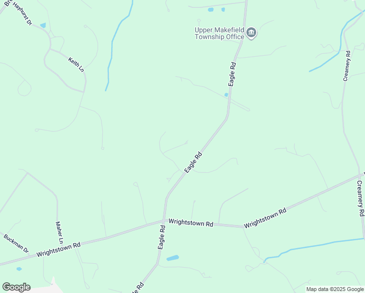 map of restaurants, bars, coffee shops, grocery stores, and more near 1004 Colonial Drive in Newtown