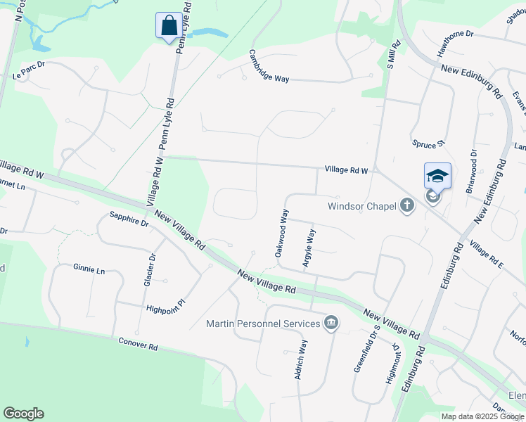 map of restaurants, bars, coffee shops, grocery stores, and more near 40 Reed Drive North in West Windsor Township